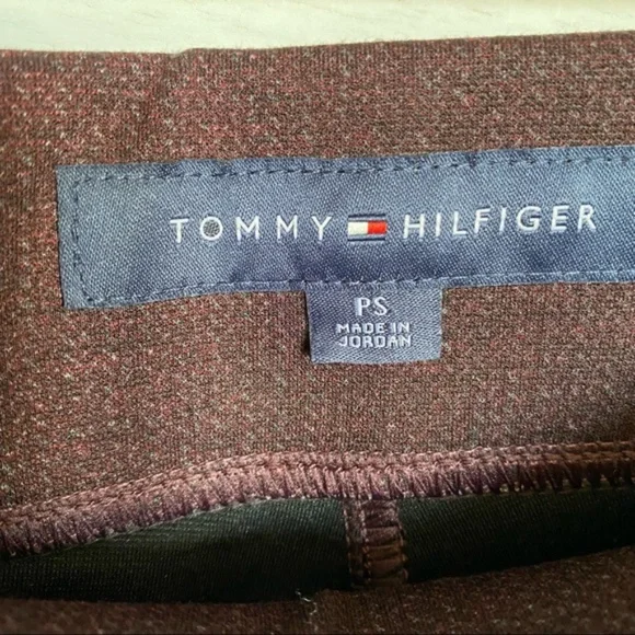 TOMMY HILFIGER pull on style skinny cropped pants leggings size small petite